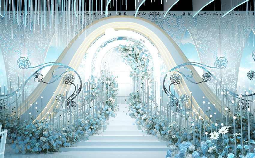 南浔釡香烙馍村水晶厅效果展示